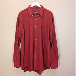 Ralph Lauren Blaire Button Down Shirt Casual Rustic Classic Layer - Size XXL